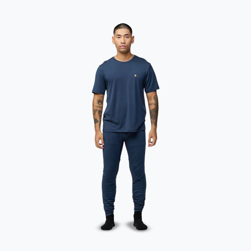 Легінси чоловічі Fjällräven Bergtagen Merino 190 Long John mountain blue 2
