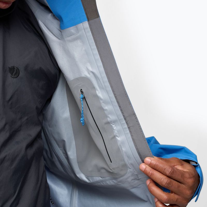 Куртка вітрозахисна чоловіча Fjällräven Keb GTX un blue 6