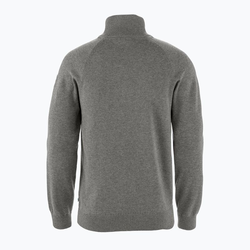 Кофта трекінгова чоловіча Fjällräven Övik Lite Half Zip grey 2
