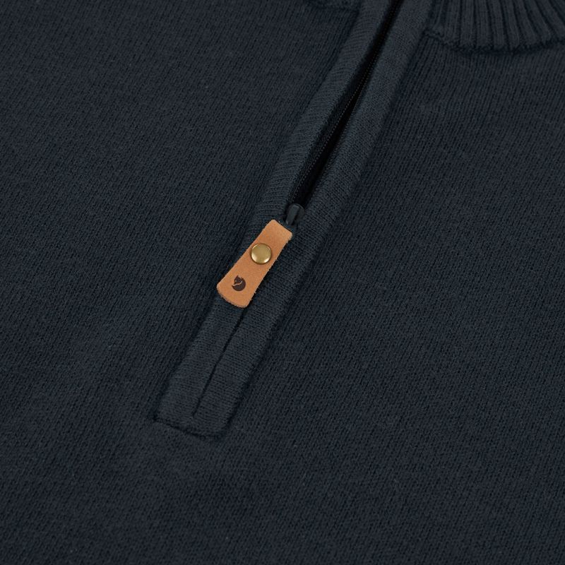 Кофта трекінгова чоловіча Fjällräven Övik Lite Half Zip dark navy 3