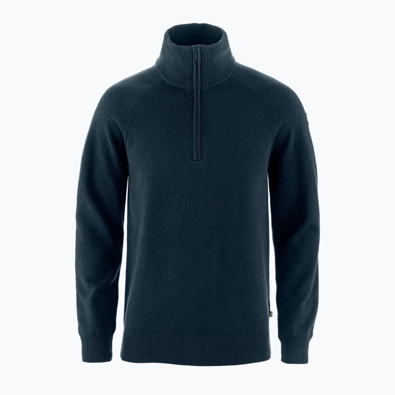 Кофта трекінгова чоловіча Fjällräven Övik Lite Half Zip dark navy 5