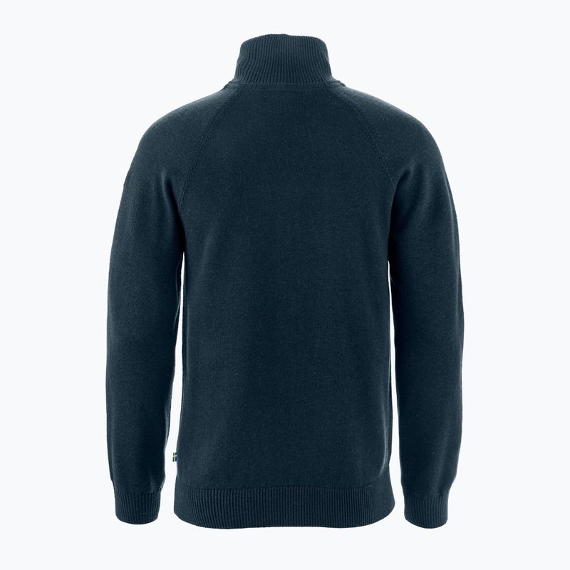 Кофта трекінгова чоловіча Fjällräven Övik Lite Half Zip dark navy 6