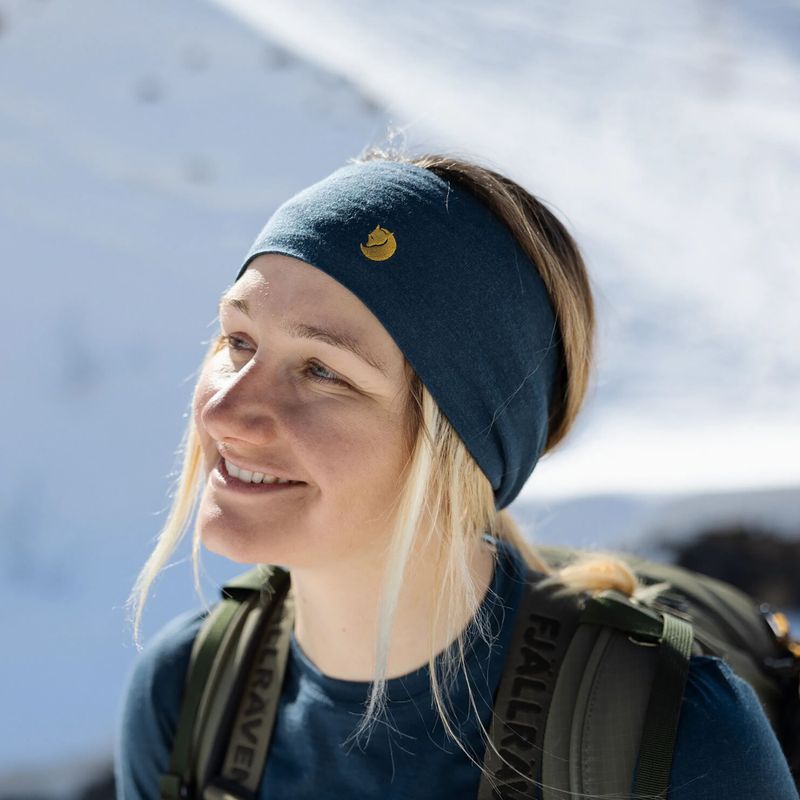 Пов'язка на голову Fjällräven Bergtagen Merino mountain blue 8