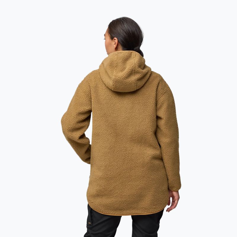 Кофта жіноча Fjällräven Vardag Pile Fleece Long buckwheat brown 3