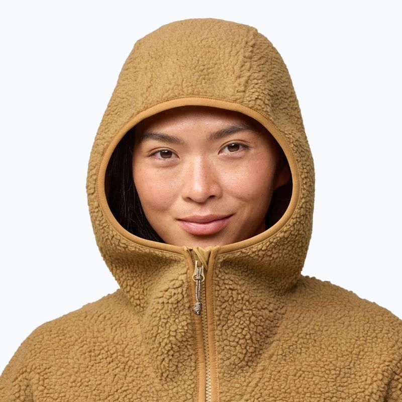 Кофта жіноча Fjällräven Vardag Pile Fleece Long buckwheat brown 6