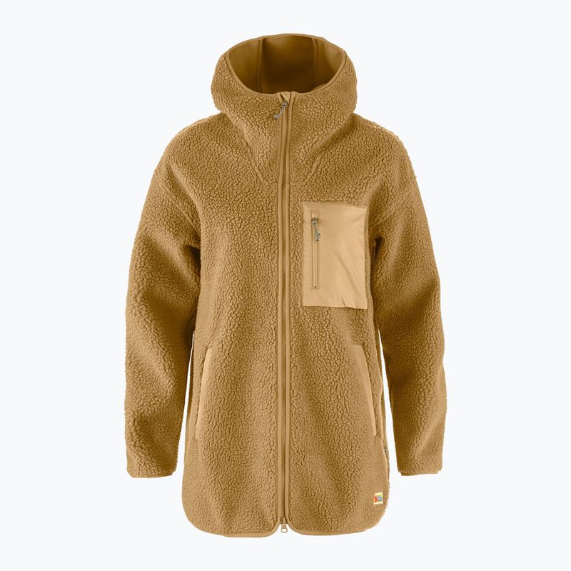 Кофта жіноча Fjällräven Vardag Pile Fleece Long buckwheat brown 9