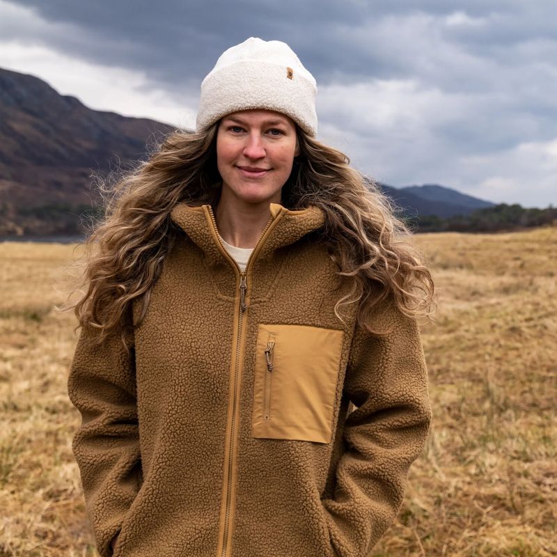 Кофта жіноча Fjällräven Vardag Pile Fleece Long buckwheat brown 11