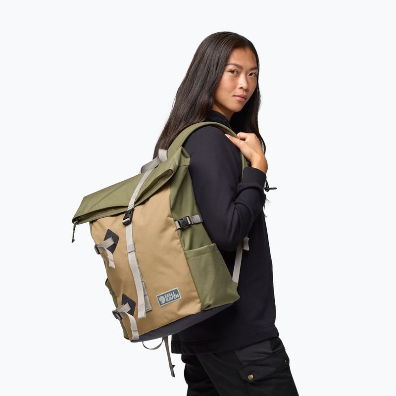 Рюкзак міський Fjällräven Vardag Foldsack 25 л green/clay 11