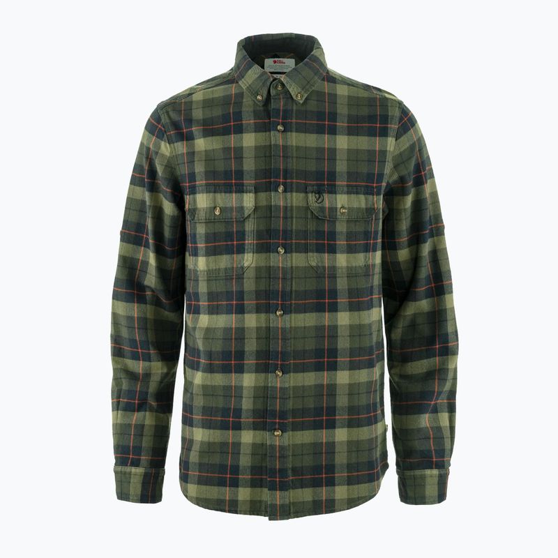 Чоловіча сорочка Fjällräven Singi Heavy Flannel black/deep forest