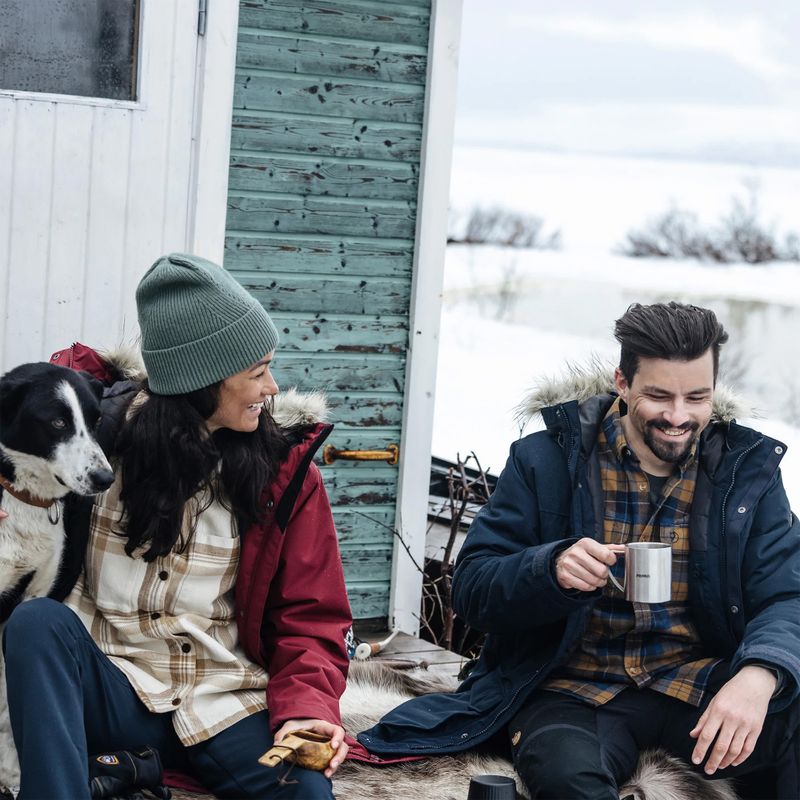 Чоловіча сорочка Fjällräven Singi Heavy Flannel black/deep forest 3