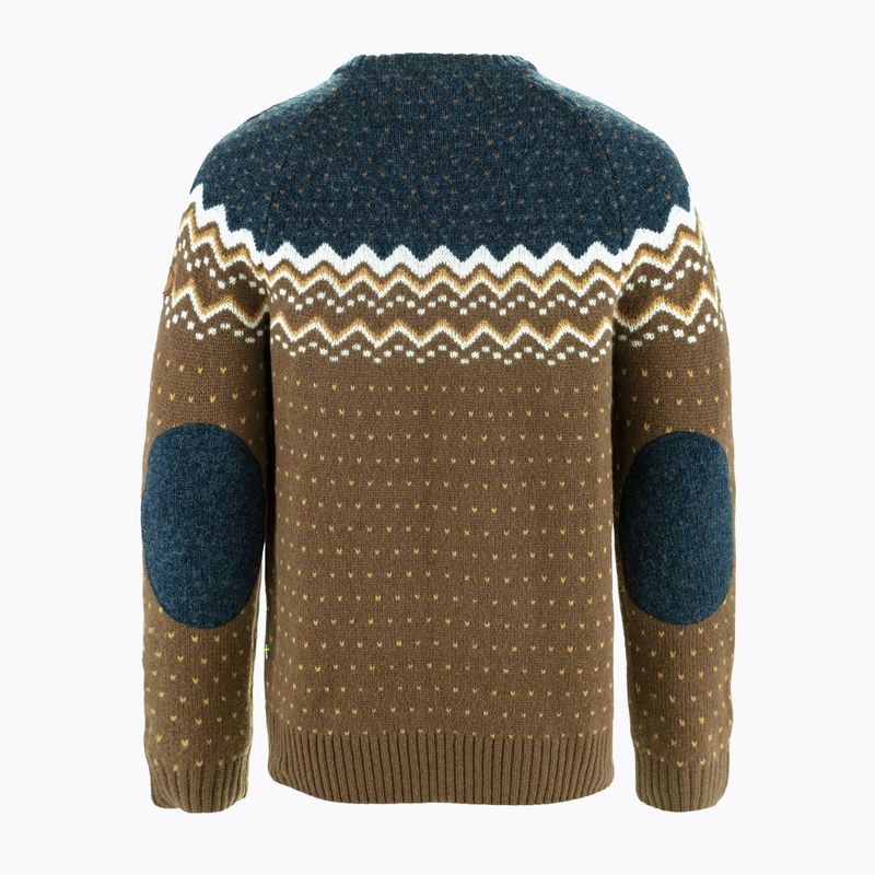Светр жіночий Fjällräven Övik Knit Sweater dark oak/navy 2