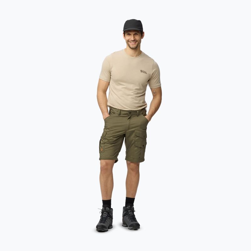 Штани трекінгові чоловічі Fjällräven Vidda Pro Lite Zip Off laurel green 4