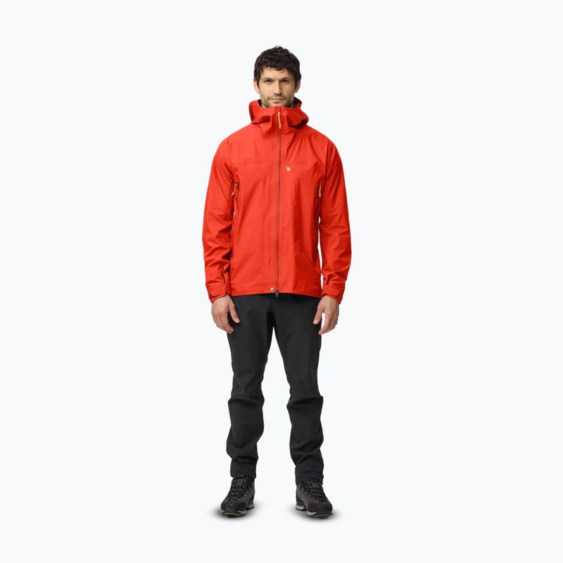 Куртка софтшел чоловіча Fjällräven Bergtagen GTX Lite flame orange 2