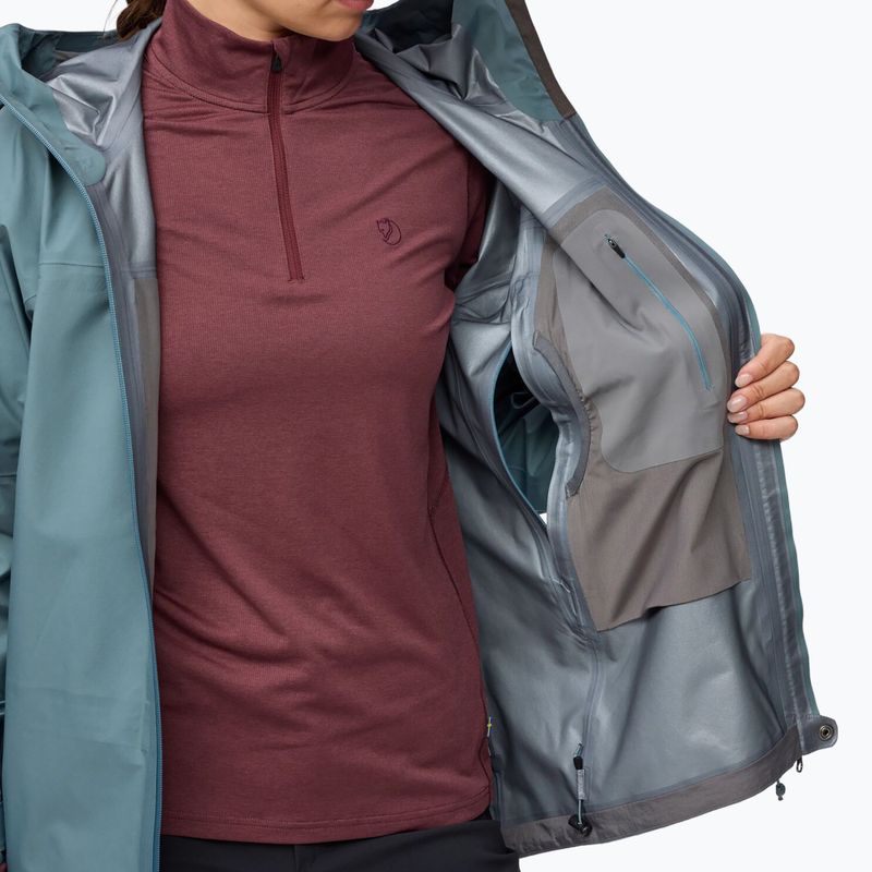 Куртка софтшел чоловіча Fjällräven Bergtagen GTX Lite nimbus blue 10