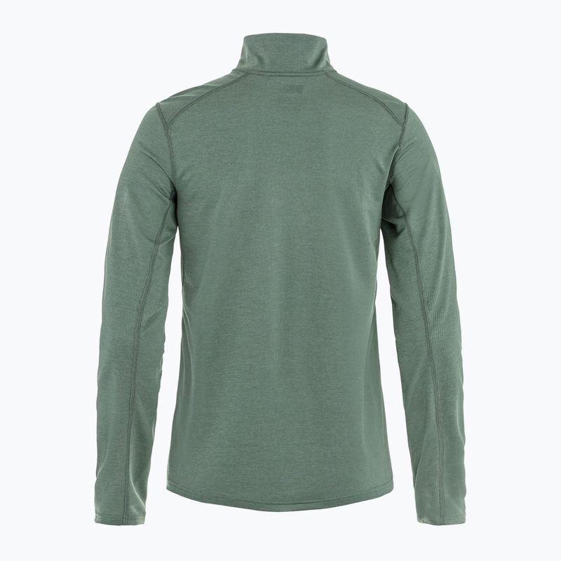 Кофта трекінгова жіноча Fjällräven Abisko Day Hike Half Zip patina green 10