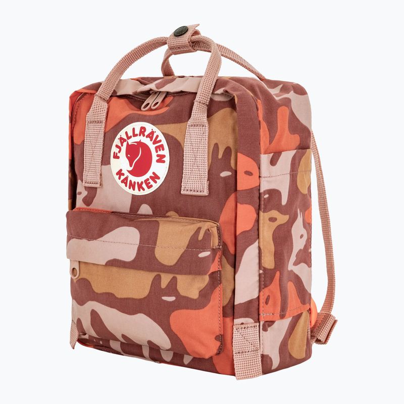 Рюкзак міський Fjällräven Kanken Graphics Mini 7 л chalkrose/hidden animals 2