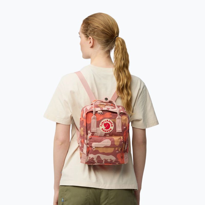 Рюкзак міський Fjällräven Kanken Graphics Mini 7 л chalkrose/hidden animals 4