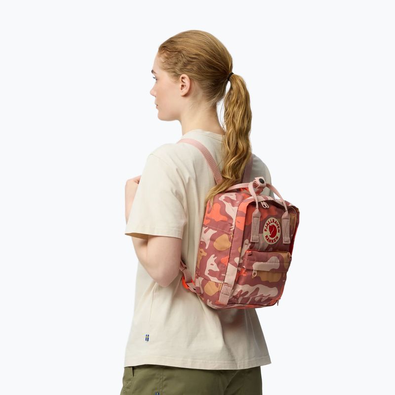 Рюкзак міський Fjällräven Kanken Graphics Mini 7 л chalkrose/hidden animals 5