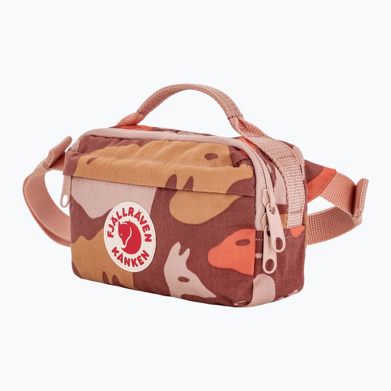 Сумка-бананка Fjällräven Kanken Graphics Hip Pack chalk rose/hidden animals 2