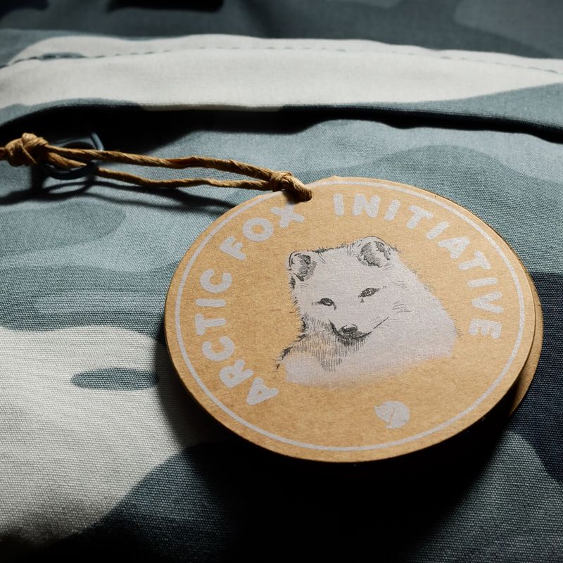 Сумка-бананка Fjällräven Kanken Graphics Hip Pack nimbus blue/hidden animals 4