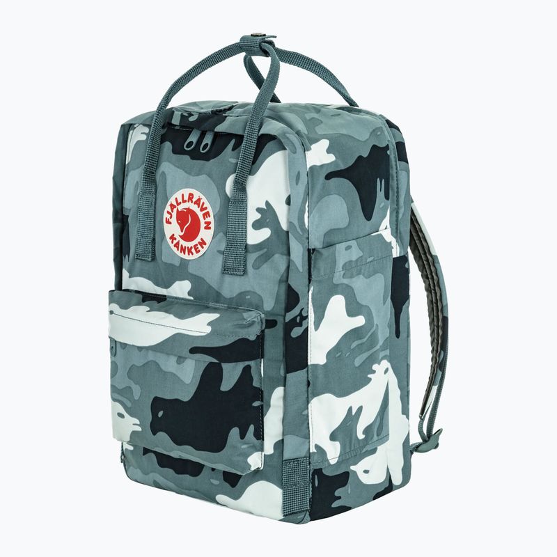 Рюкзак міський Fjällräven Kanken Graphics Laptop 15" 18 л nimbus blue/hidden animals 2