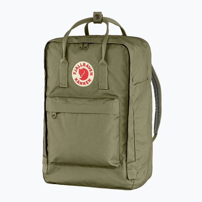 Рюкзак міський Fjällräven Kanken Laptop 17" 20 л green 2