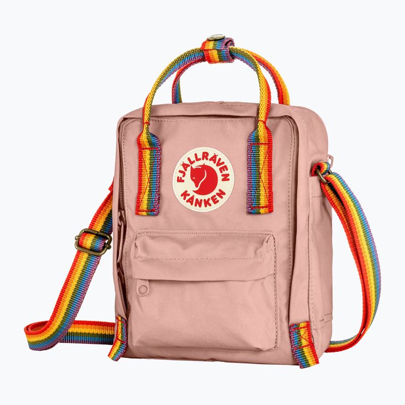 Сумка Fjällräven Kanken Rainbow Sling 2,5 л chalk rose/rainbow 2