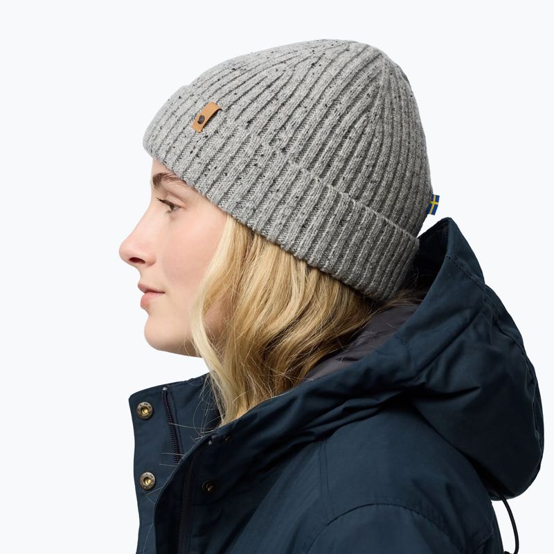 Шапка зимова Fjällräven Ovik Neps Beanie grey 5