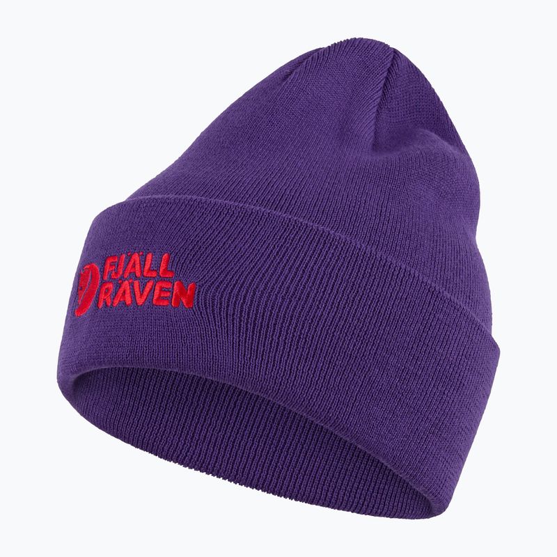 Шапка зимова Fjällräven Vardag Beanie dark violet 2