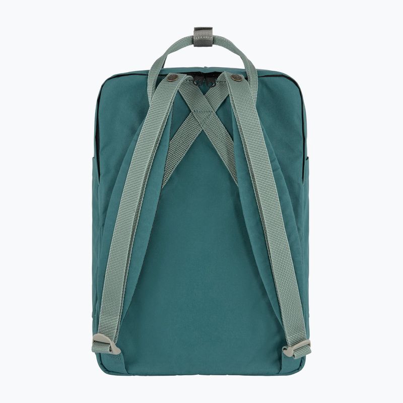 Рюкзак міський Fjällräven Kanken Koncept Laptop 15" 18 l teal/frost green 3
