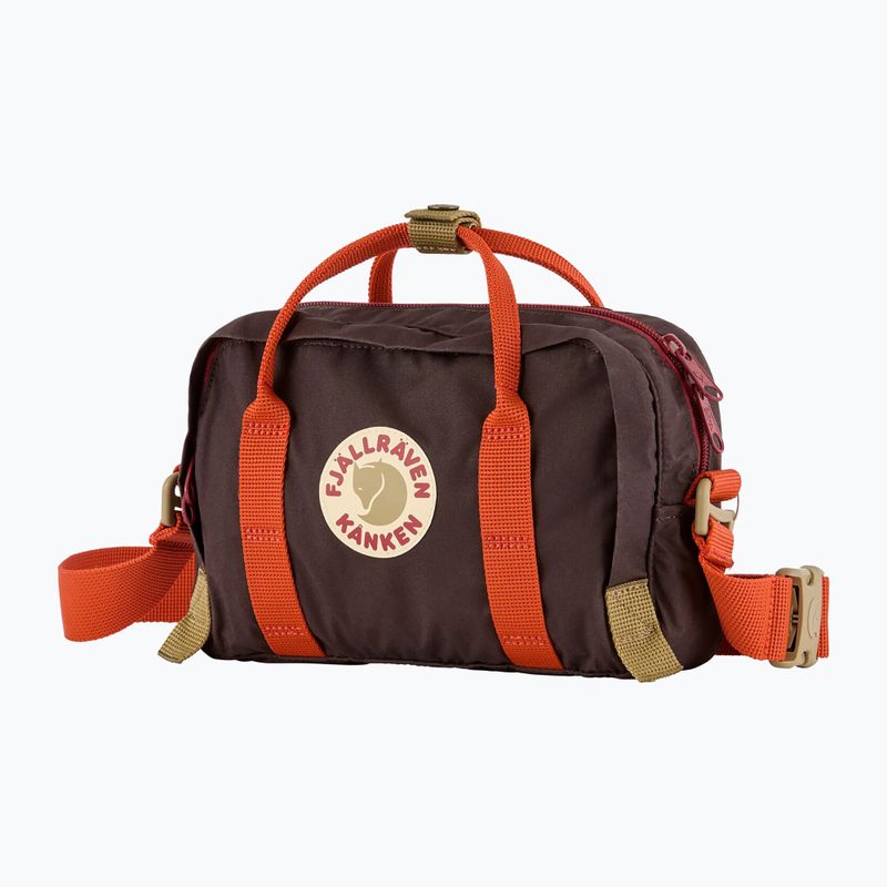 Сумка Fjällräven Kanken Koncept 4 l black oak/rowan red 2