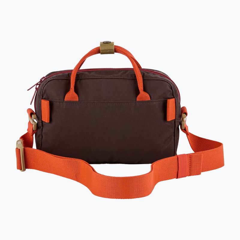 Сумка Fjällräven Kanken Koncept 4 l black oak/rowan red 3