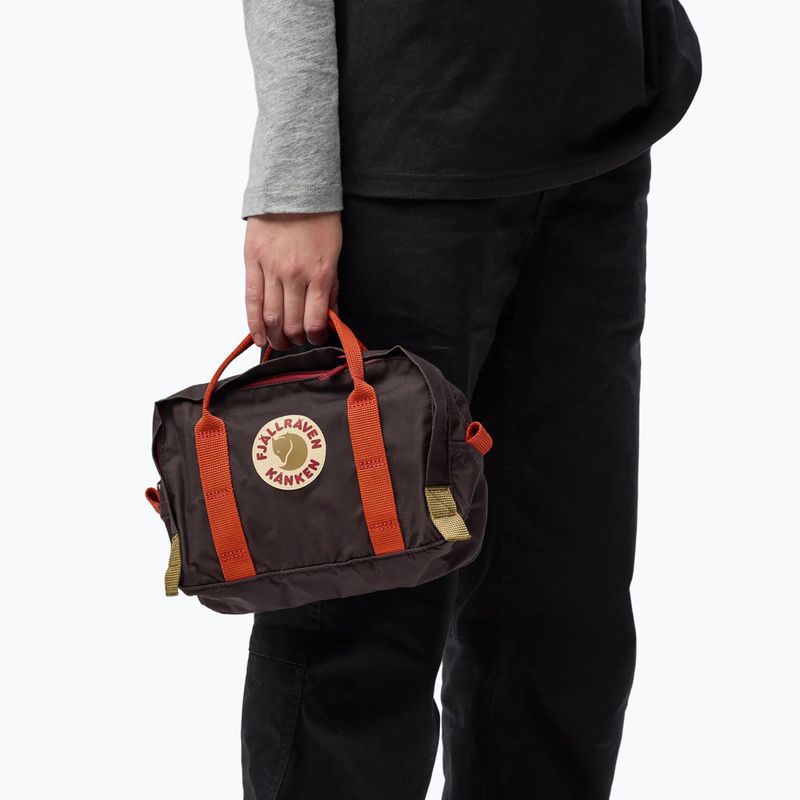 Сумка Fjällräven Kanken Koncept 4 l black oak/rowan red 6