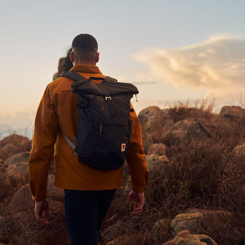 Рюкзак туристичний Fjällräven High Coast Foldsack 24 l black oak 4