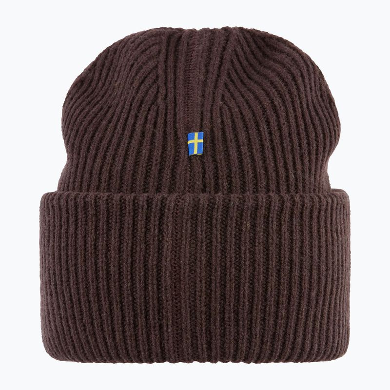 Шапка зимова Fjällräven 1960 Logo Hat black oak 3
