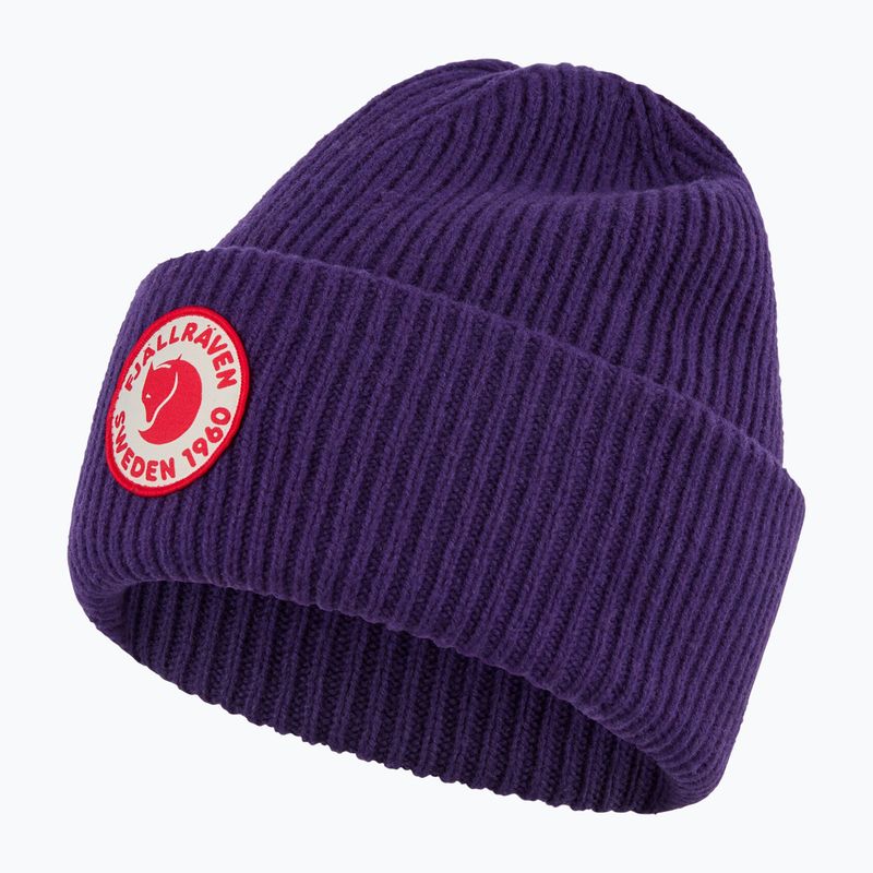 Шапка зимова Fjällräven 1960 Logo Hat dark violet 2
