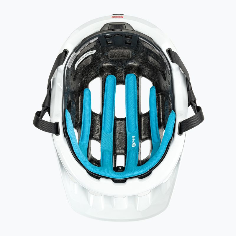 Шолом велосипедний POC Tectal Race SPIN hydrogen white/uranium black 5