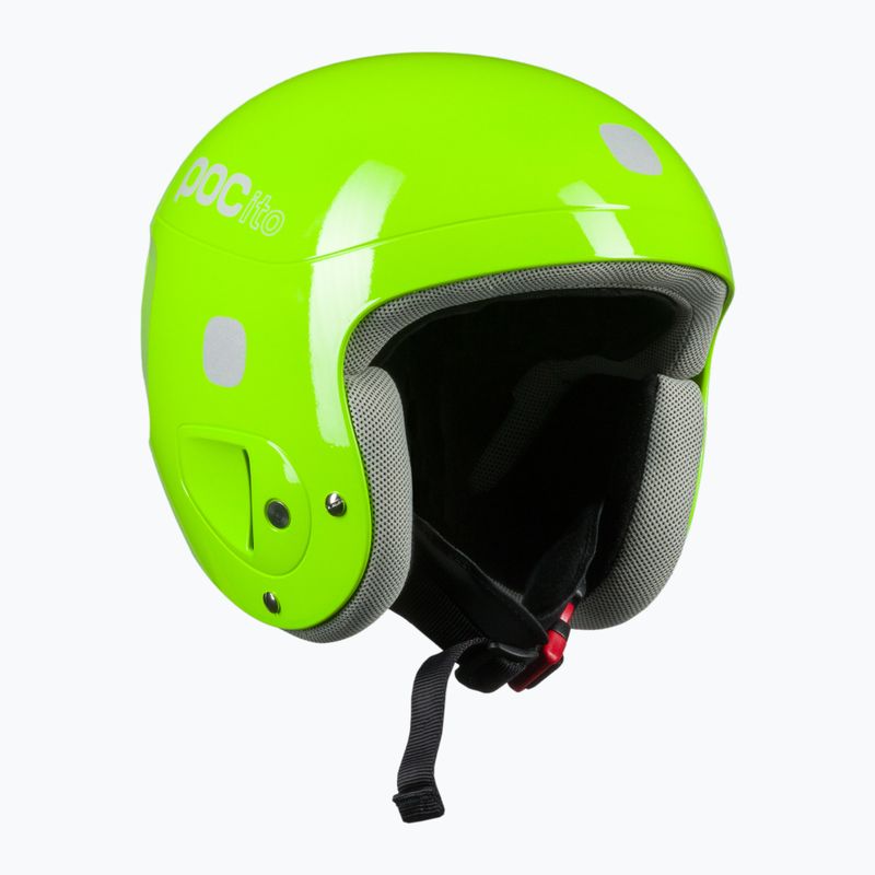 Шолом лижний дитячий POC POCito Skull fluorescent yellow/green