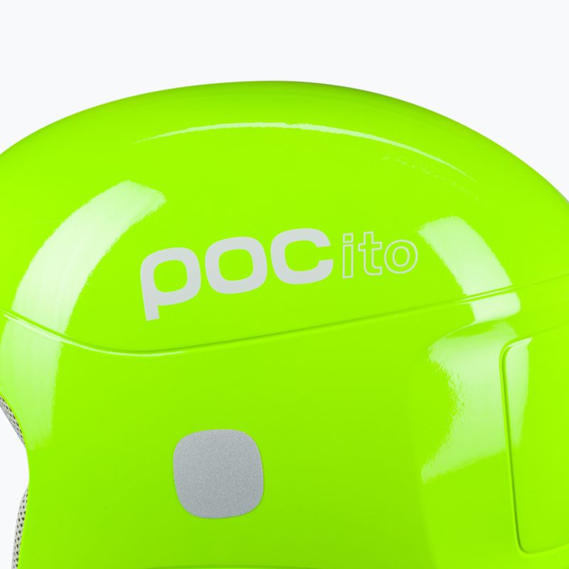 Шолом лижний дитячий POC POCito Skull fluorescent yellow/green 7