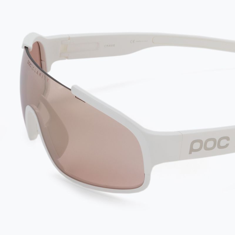 Окуляри велосипедні POC Crave hydrogen white/clarity trail silver 5