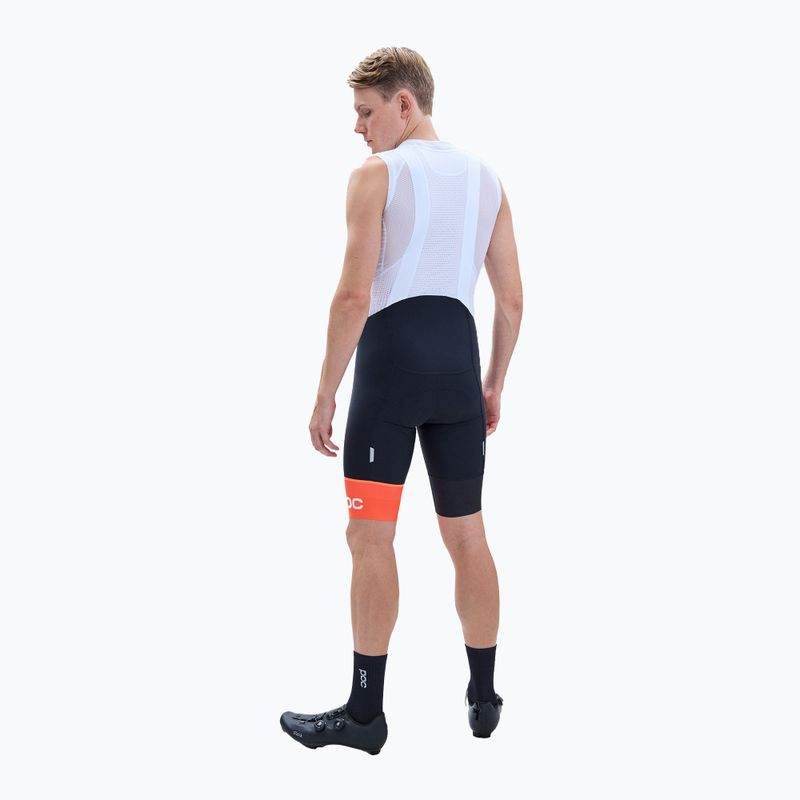 Велошорти чоловічі POC Essential Road VPDs Bib Shorts uranium black/hydrogen white 2