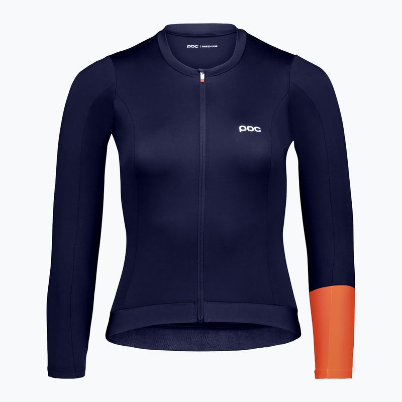Лонгслів велосипедний жіночий POC Cadence Jersey apatite navy 6