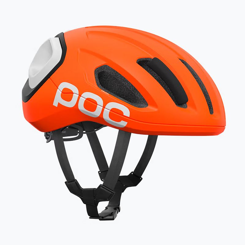 Шолом велосипедний POC Amidal orange matt/uranium black matt/hydrogen white matt