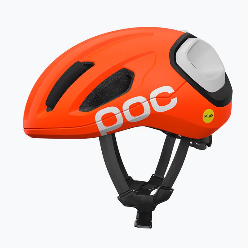 Шолом велосипедний POC Amidal orange matt/uranium black matt/hydrogen white matt 4