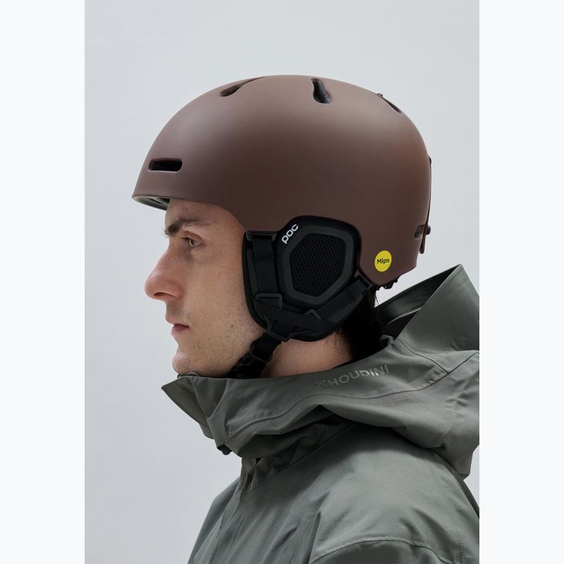 Шолом лижний POC Fornix MIPS bronzite brown matt 6