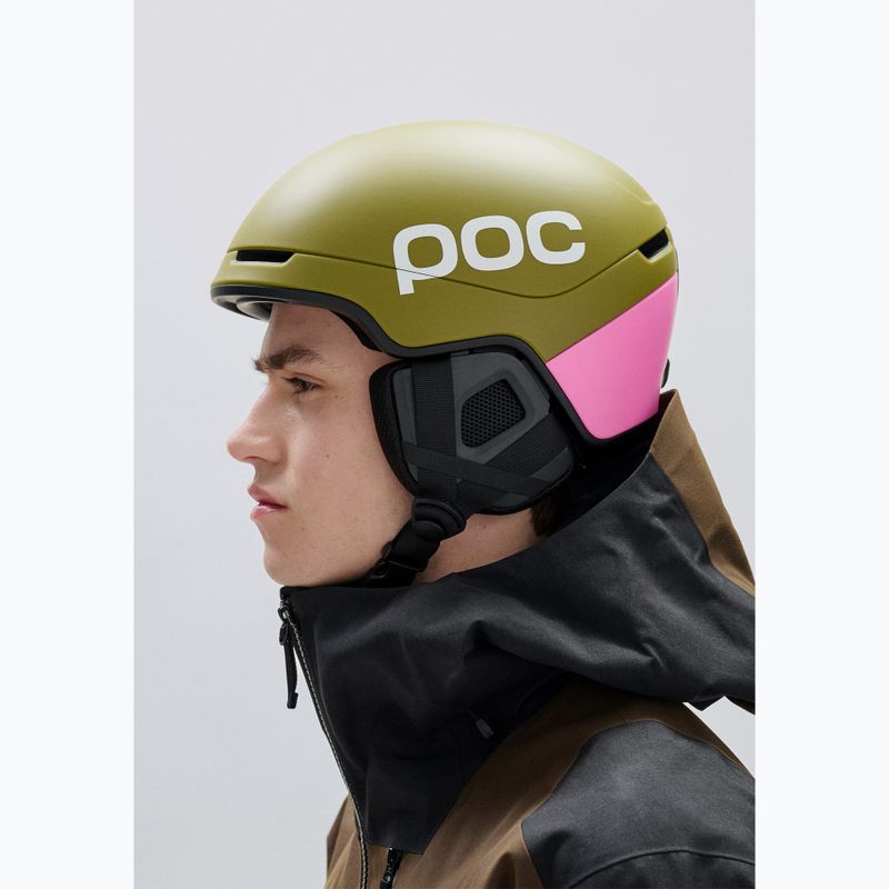 Шолом лижний POC Obex Contour olivine green matt/thulite pink matt 7