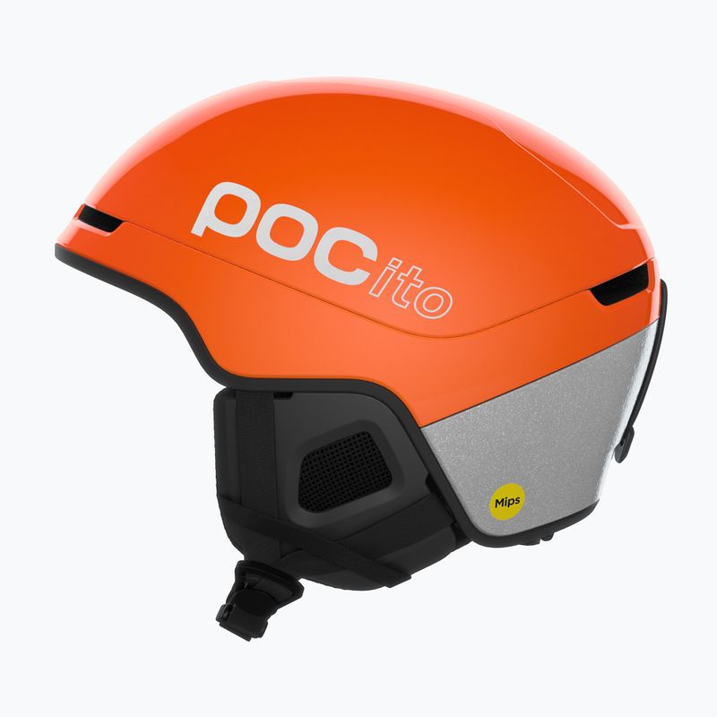 Шолом лижний дитячий POC Pocito Obex MIPS Jr fluorescent orange 2