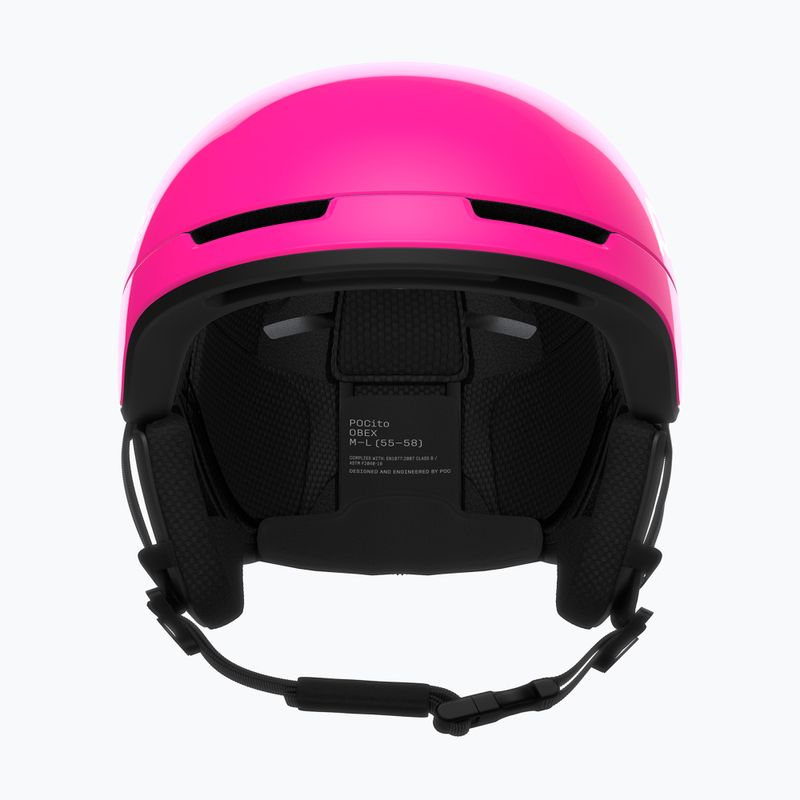 Шолом лижний дитячий POC Pocito Obex MIPS Jr fluorescent pink 3
