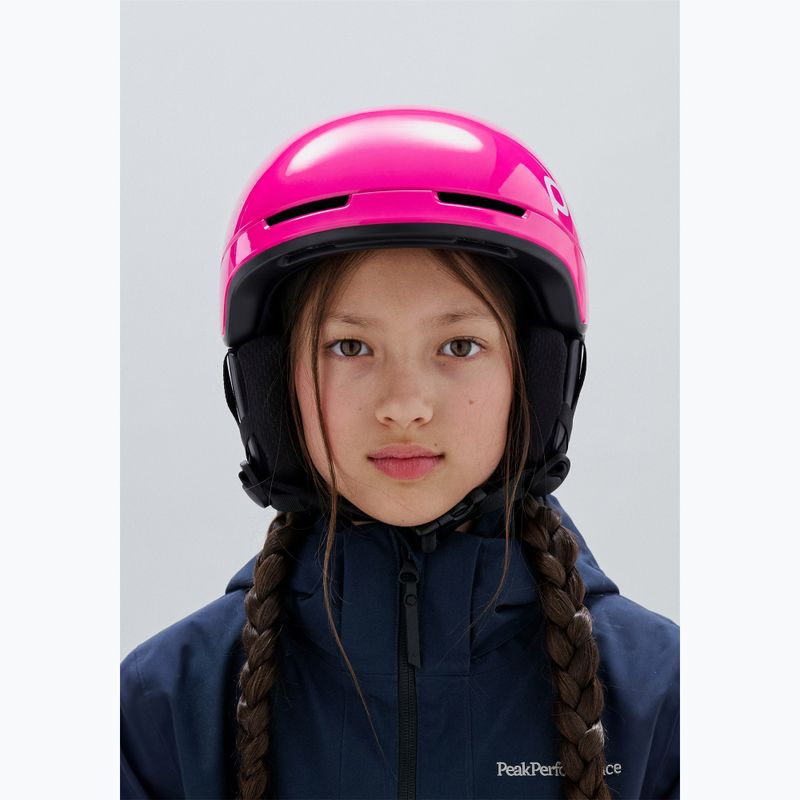 Шолом лижний дитячий POC Pocito Obex MIPS Jr fluorescent pink 6