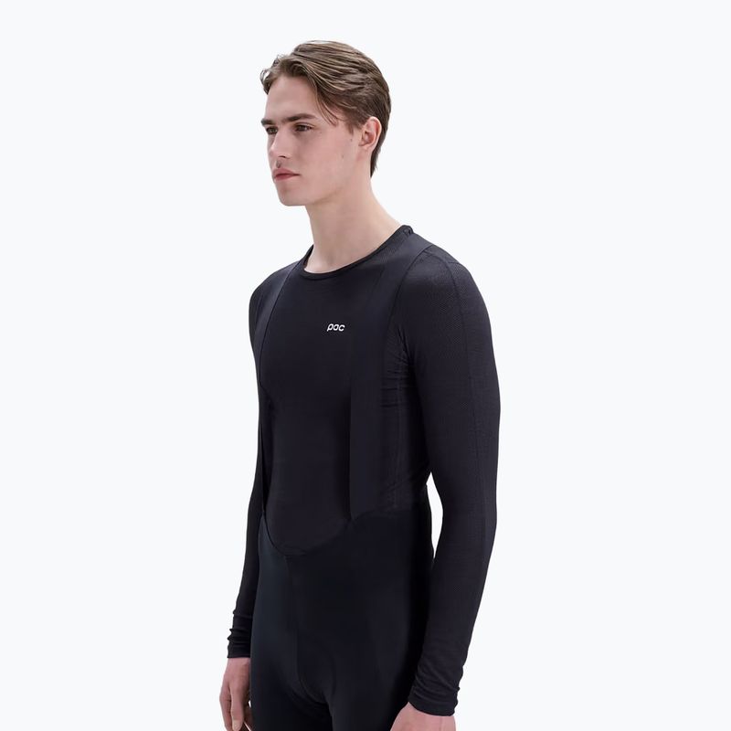 Лонгслів велосипедний чоловічий POC Layer Mid Jersey uranium black 4